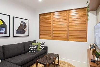 Cedar shutters