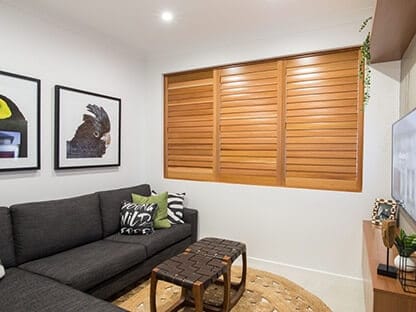 Cedar shutters